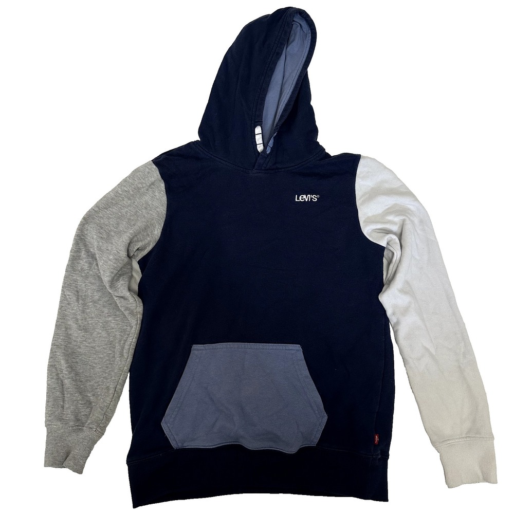 Levi's Color Blocked Pullover Hoodie Boys‎ Large Long Sleeve sweater